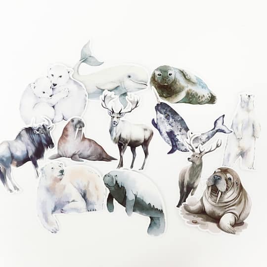 Arctic Animal Die Cut Stickers by Recollections™
